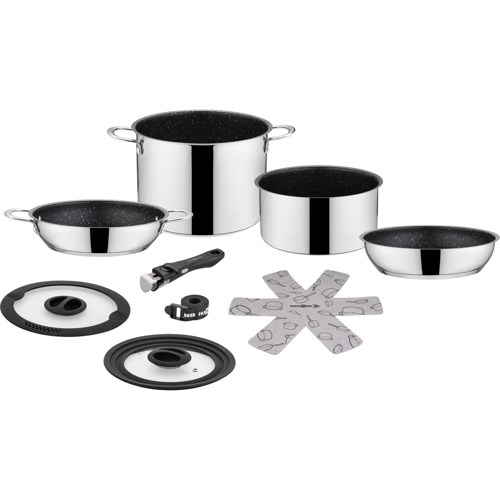 Brunner Flavor Campingkookgerei set 7 1, 20 cm, outdoor, keuken, pan