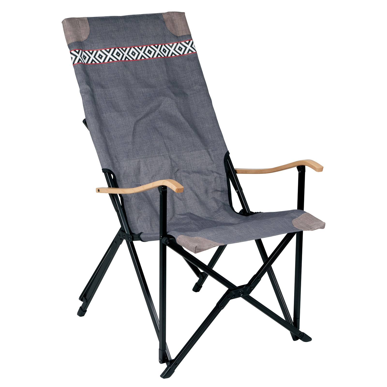 BO-CAMP Klappstuhl Camden Camping Stuhl Angel Klappsessel Hochlehner