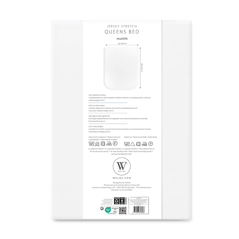WALRA Spannbettlaken Jersey Multifit Queen Betten OEKOTEX 100% Baumwolle - Bild 16 von 32