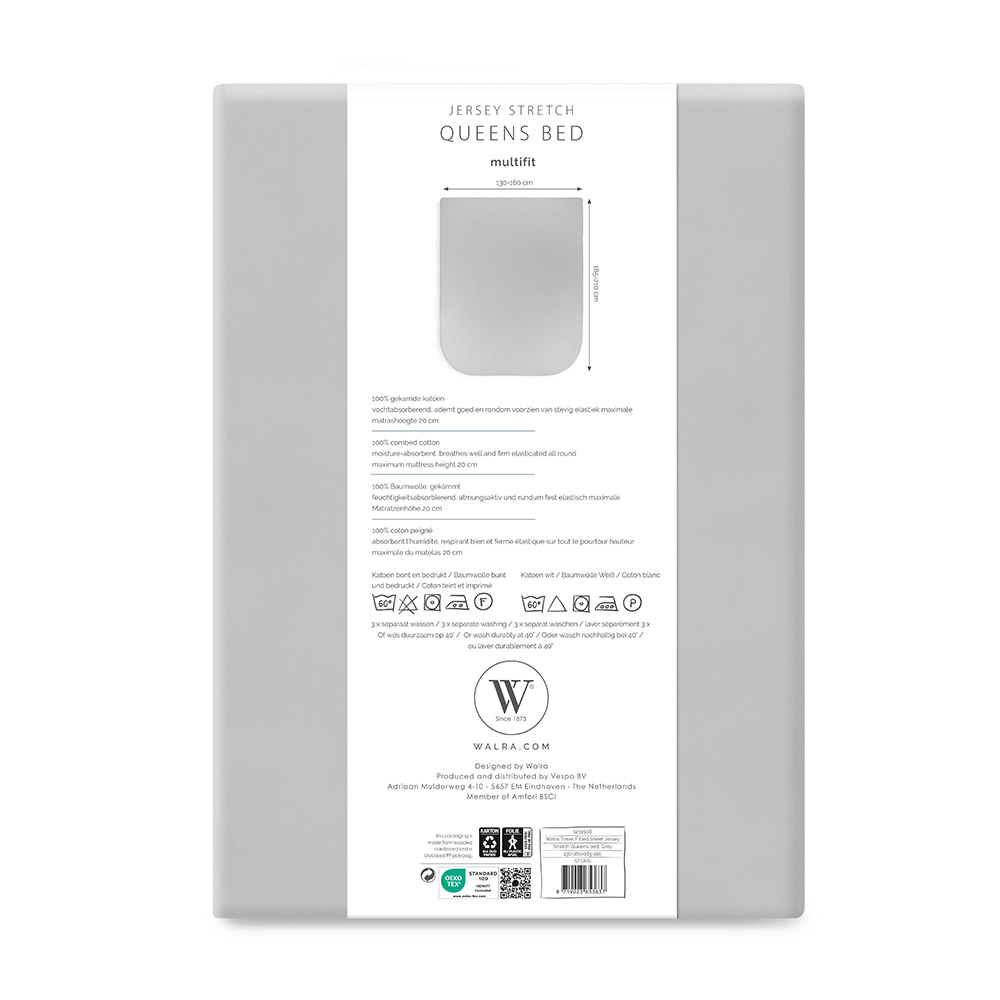 WALRA Spannbettlaken Jersey Multifit Queen Betten OEKOTEX 100% Baumwolle - Bild 22 von 32