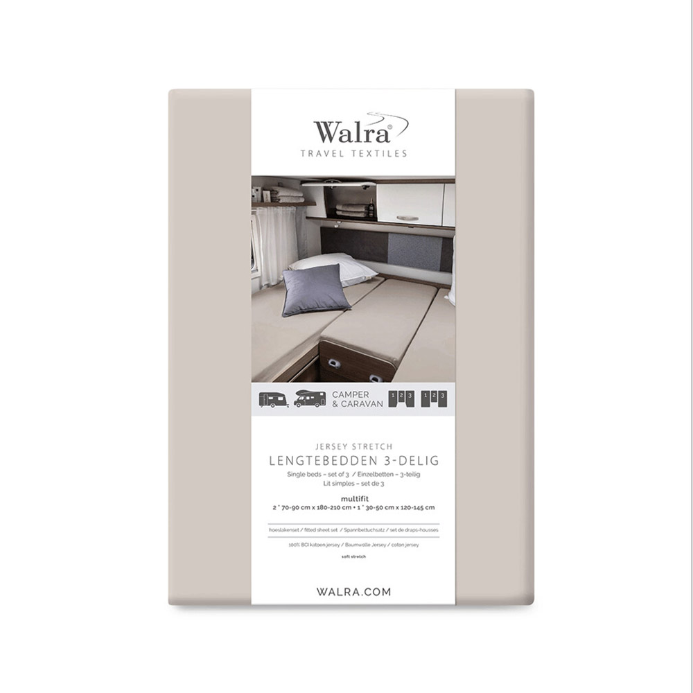 WALRA Spannbettlaken Set Jersey Multifit Heck Bett 3 Teilig OEKOTEX Baumwolle - Bild 24 von 30