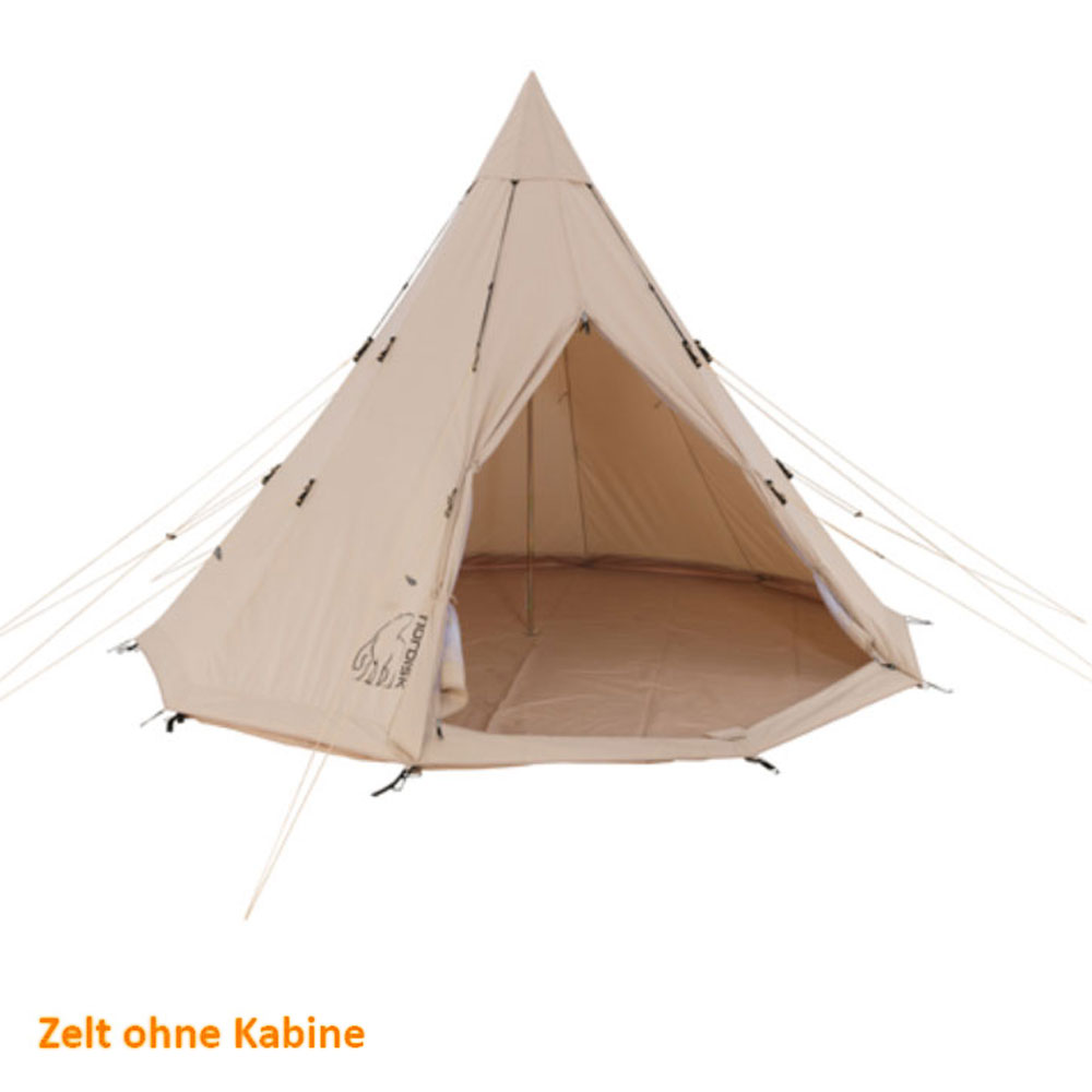Grau Campingzelt Gruppenzelt Justcamp Bell 10 Tipi Pyramidenzelt Tipi Zelt 
