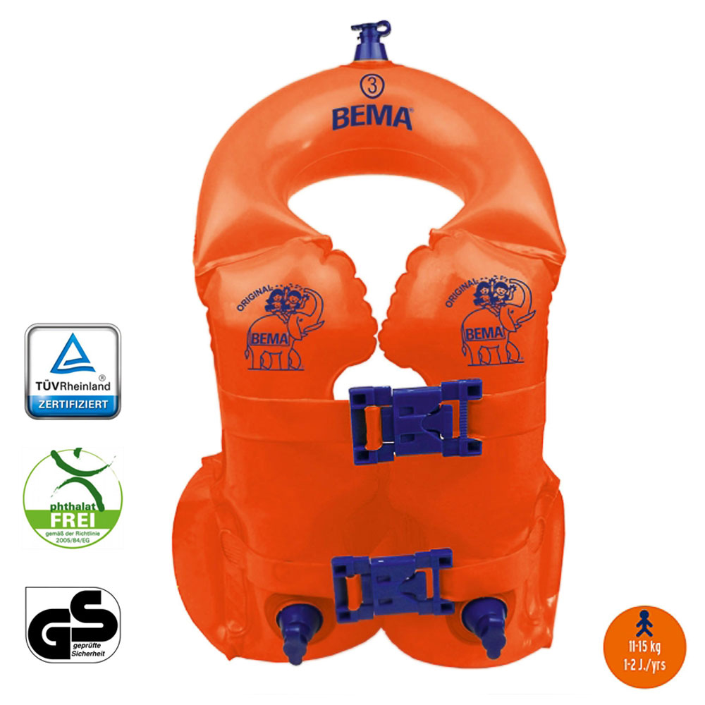 BEMA® Kinder Schwimmweste - Schwimmhilfe Bade Weste