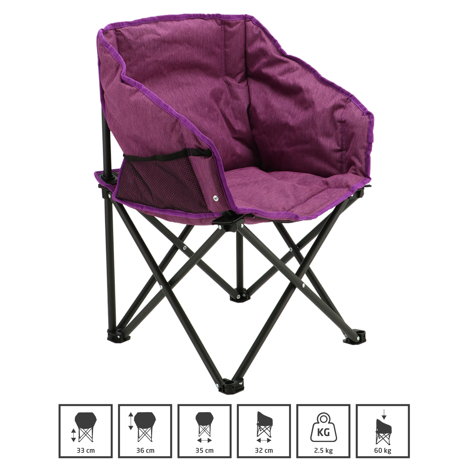 TRAVELLIFE Kinder Stuhl Noli Kids Campingstuhl Klappstuhl Strand Faltstuhl Alu - Bild 12 von 15