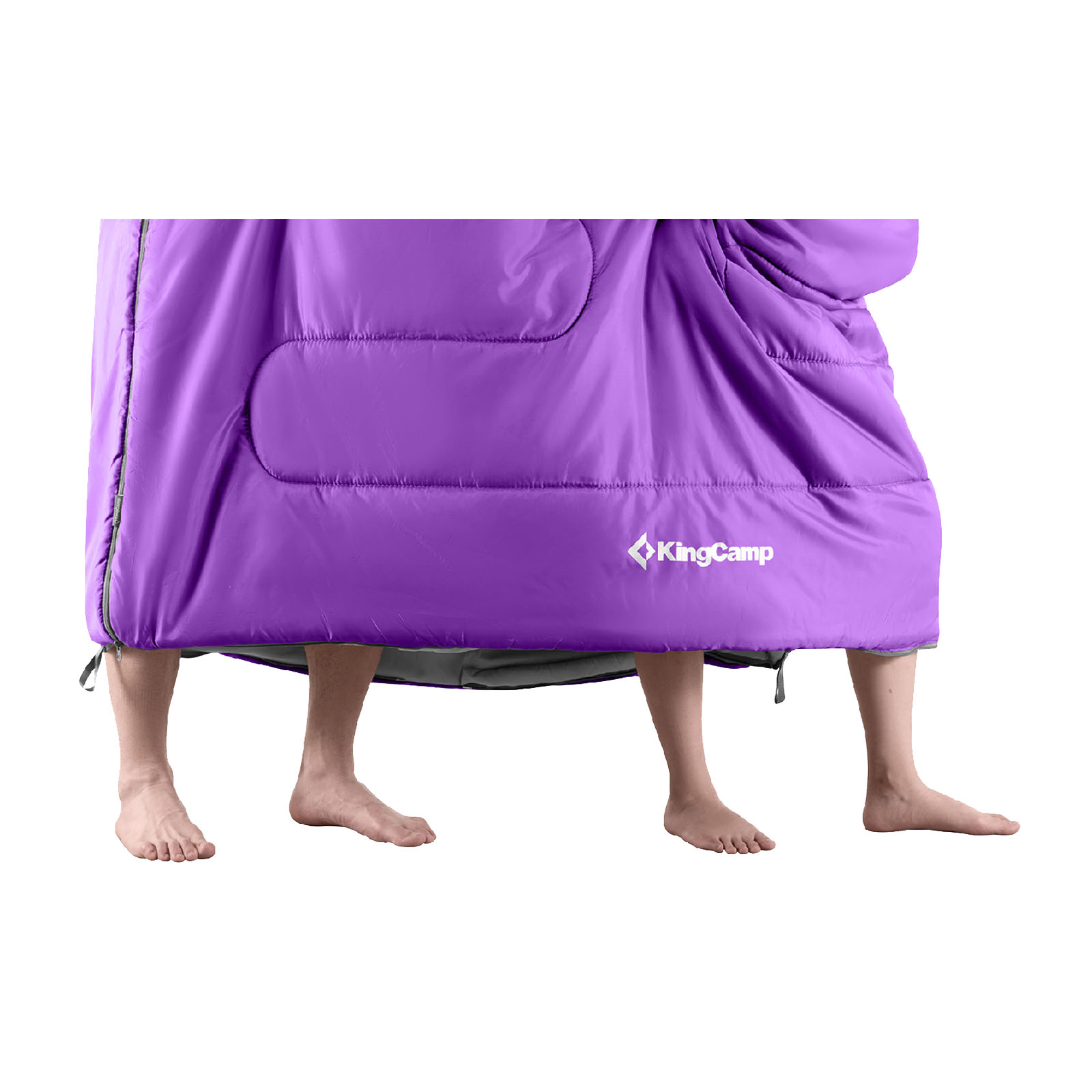 KINGCAMP Deckenschlafsack Oxygen 250 D 2 Personen Doppel Schlafsack XL Lang -3°C - Bild 23 von 37