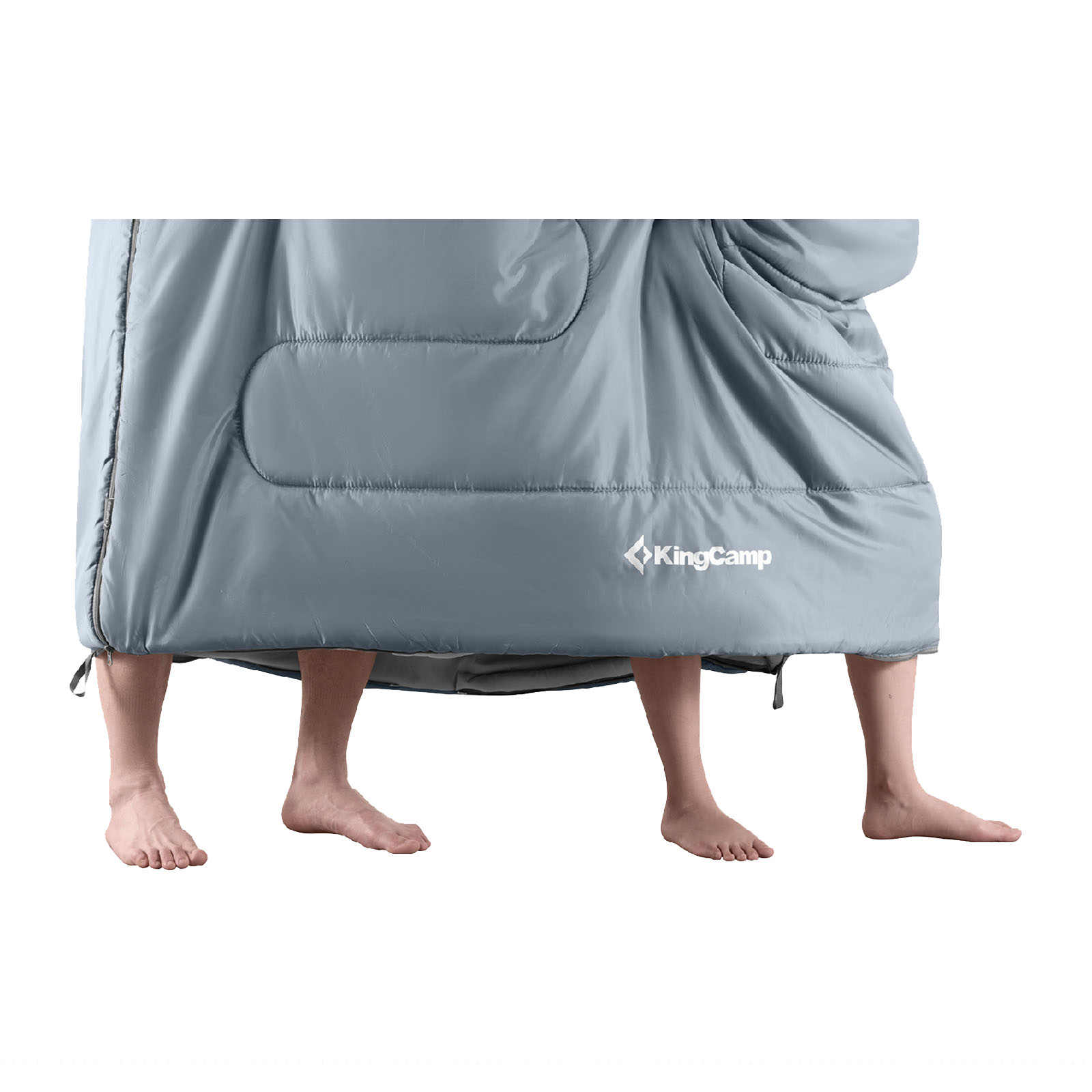 KINGCAMP Deckenschlafsack Oxygen 250 D 2 Personen Doppel Schlafsack XL Lang -3°C - Bild 29 von 37
