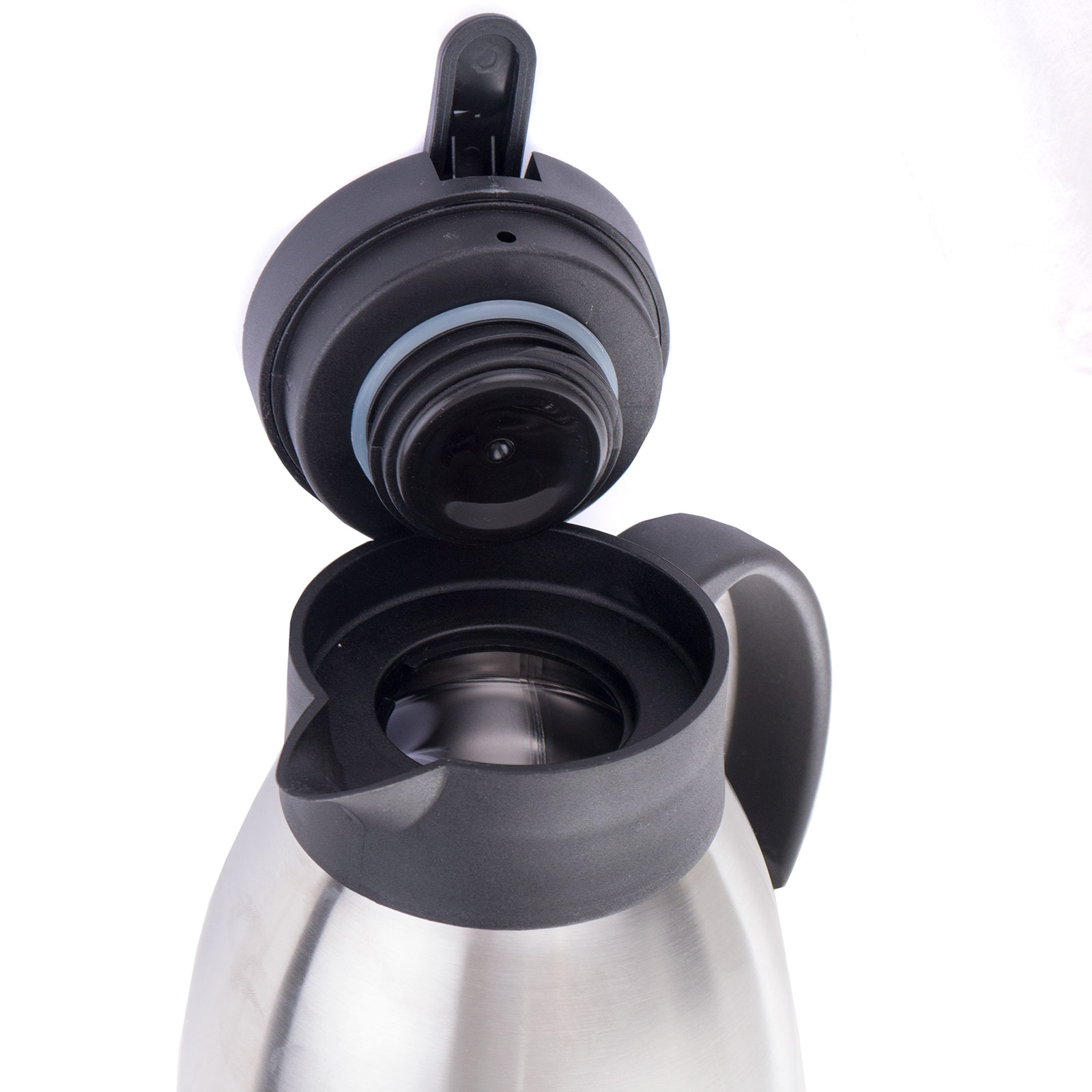 Isolierkanne Edelstahl 2 Liter – Thermo-Kanne Für Kaffee & Tee, Tropfsicher