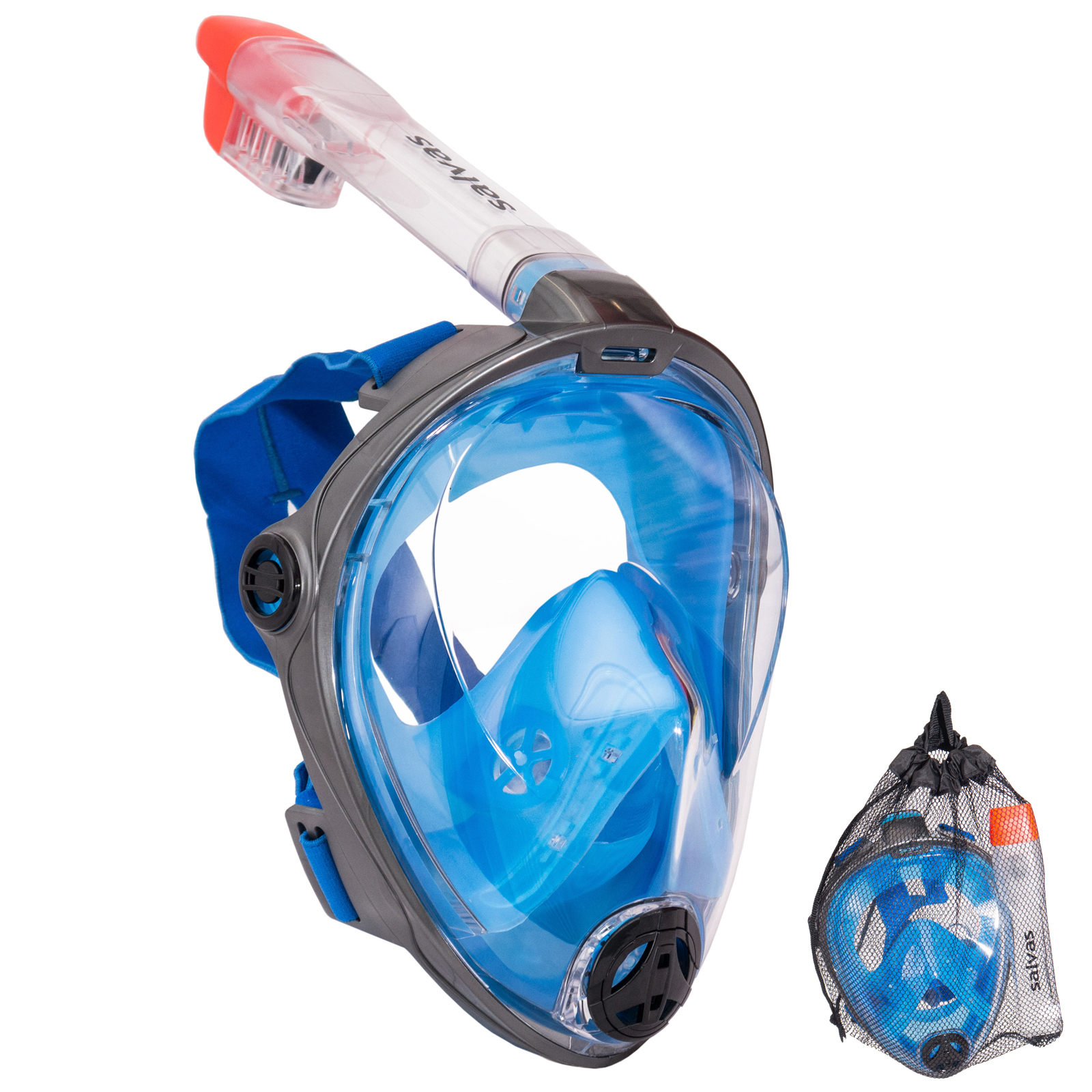 Schnorchelmaske Anti Leak S/M Tauchermaske Fullface Tauchen Vollgesichtsmaske 