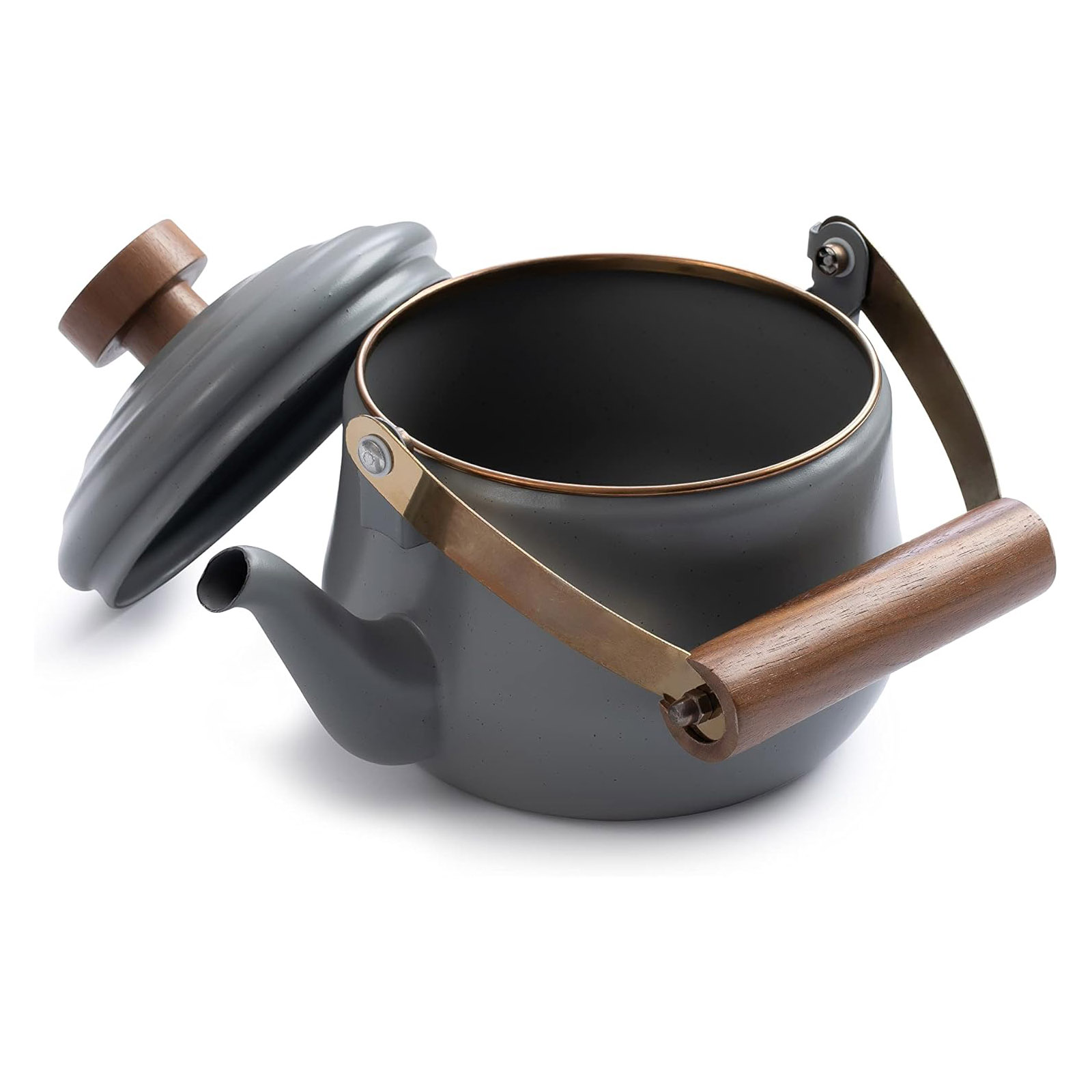 BAREBONES Emaille Teekanne Camping Wasser Kessel Teekessel Tee Pot Edelstahl 1 L - Bild 31 von 52
