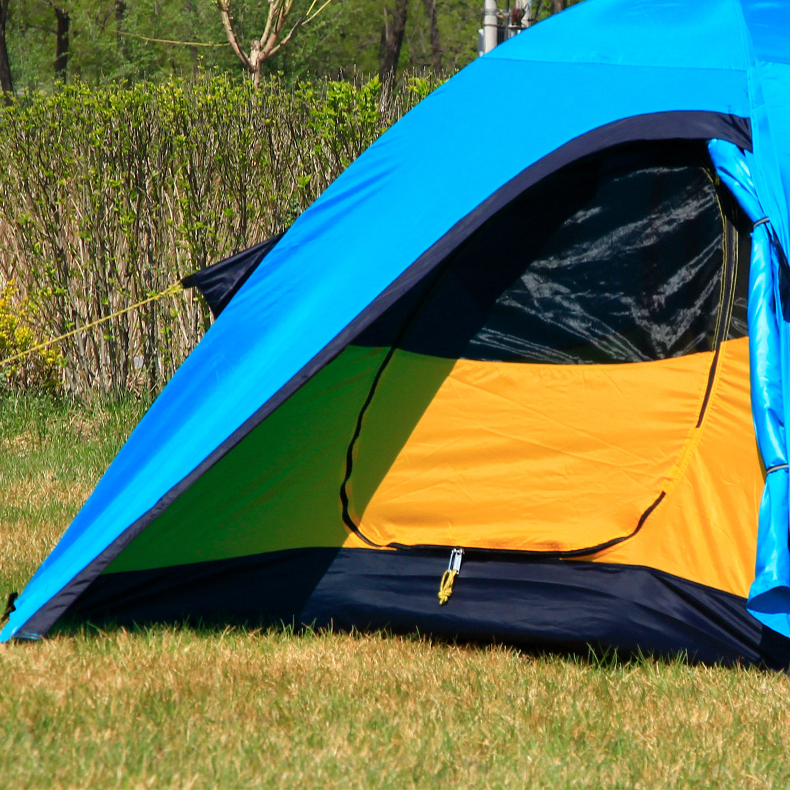 KINGCAMP Trekkingzelt Seine 23 Personen Camping Fahrrad