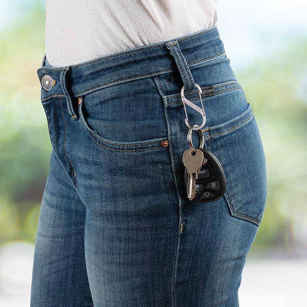 NITE IZE S-Biner Mini Doppelkarabiner Schnapp Haken Karabiner Schlüssel Anhänger
