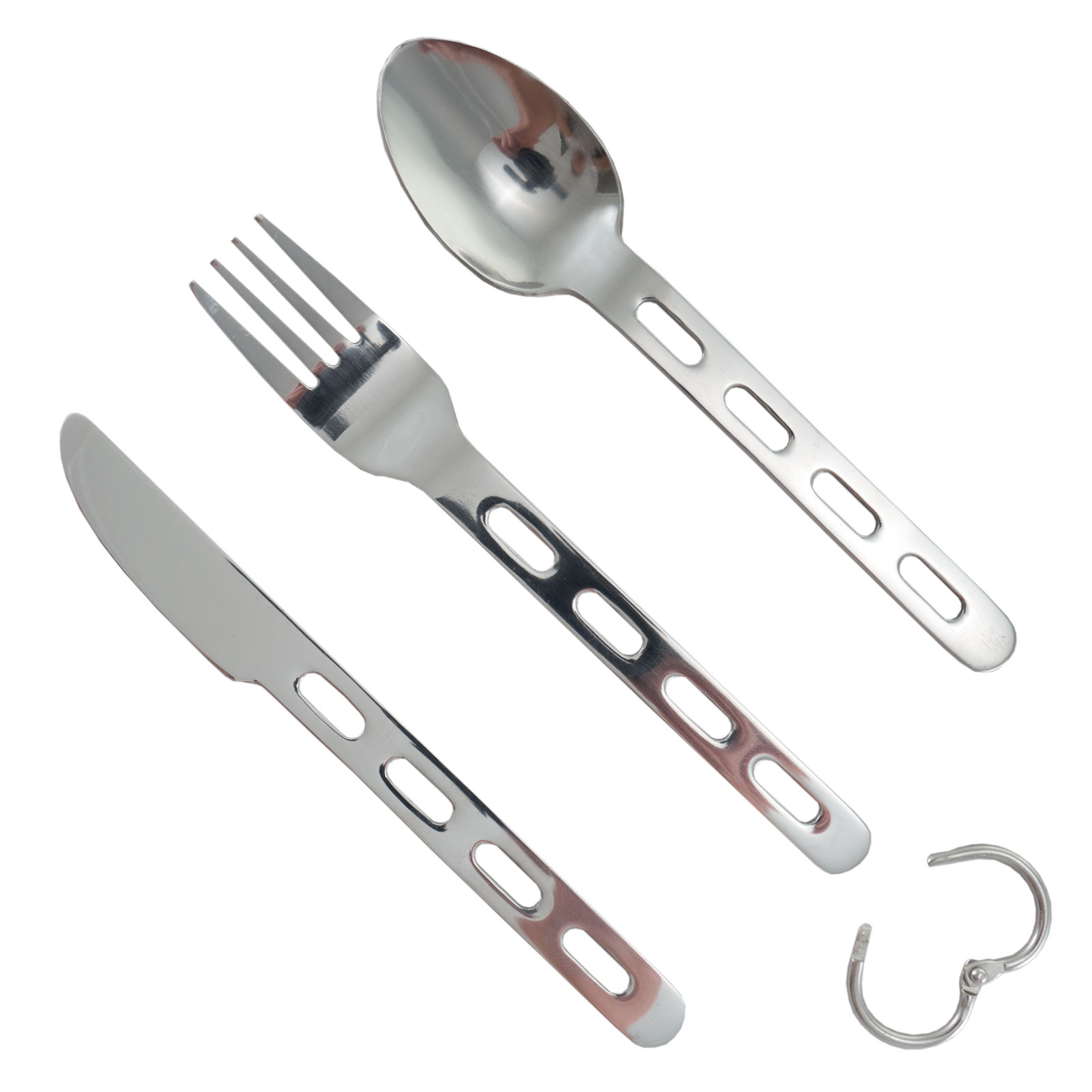 Outdoor Camping Cutlery Set 3tlg. Stainless Steel Outdoor Field Cutlery